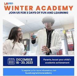 winter academy secondary english